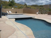 Flush Track, Recessed Top Guide with 24" Coping Lids Flush Track, Recessed Top Guide with 24" Coping Lids